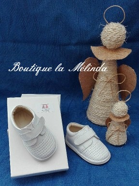 Chaussure Garçon cérémonie boy blanche Réf. Mael - Boutique la Mélinda